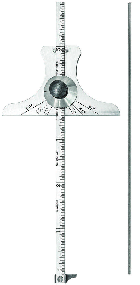 DEPTH GAGE, WITH 6&#34; HOOK RULE & ROD