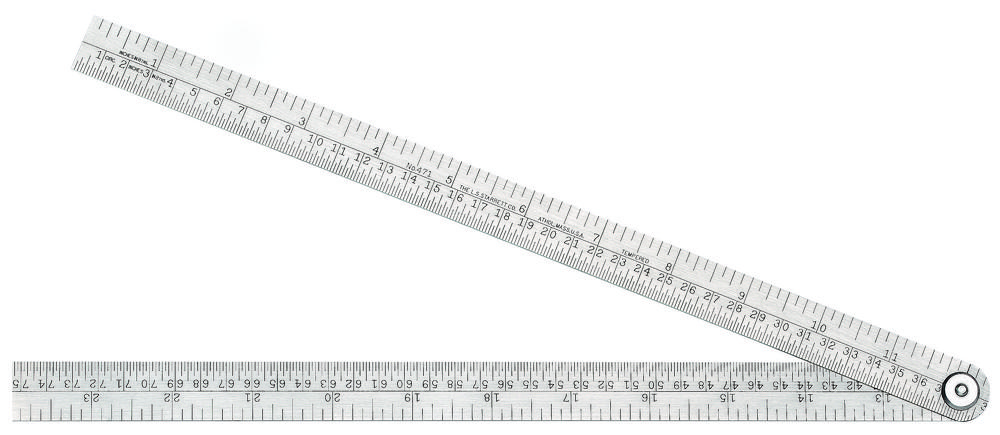 471 Steel Folding-Rule with Circumference Measurement