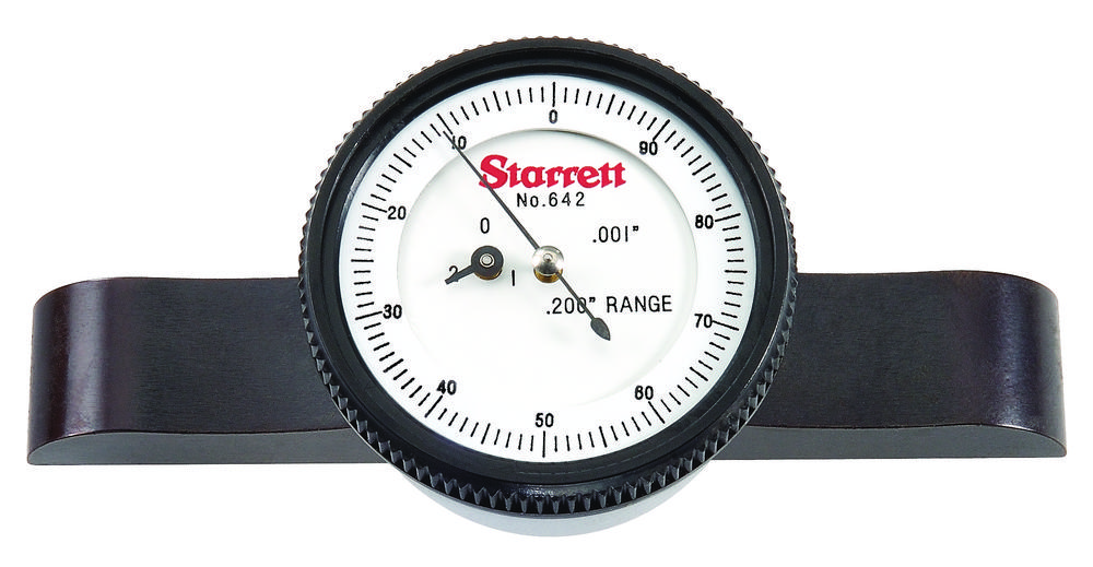 DIAL DEPTH GAGE WITH BACK PLUNGER, .001&#34;
