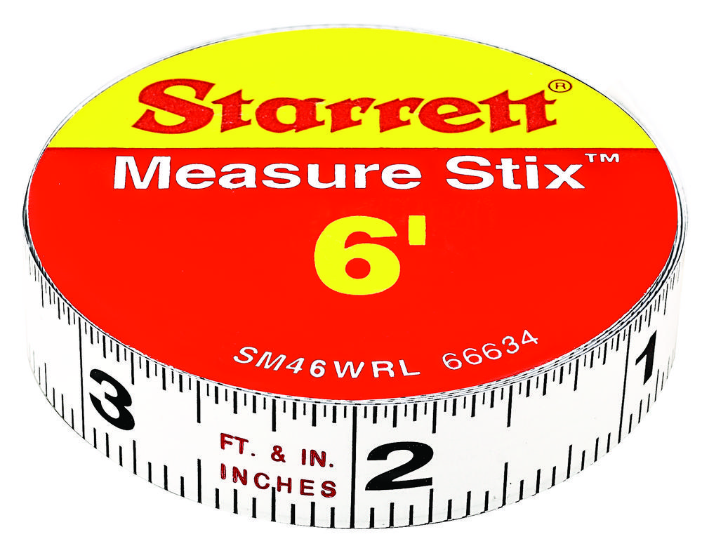 MEASURE STIX  1/2 X 6&#39;, RIGHT TO LEFT