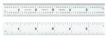 Starrett 1604R-6 - 1604R-6 Spring-Tempered Steel Rules with Inch Graduations