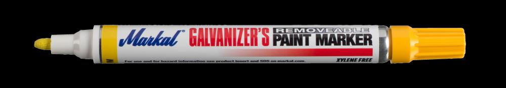 Galvanizer&#39;s Removable Paint Marker, Yellow
