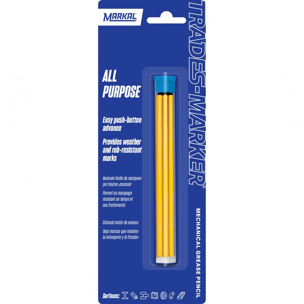 Trades-Marker® All Purpose Refills - Carded, Yellow