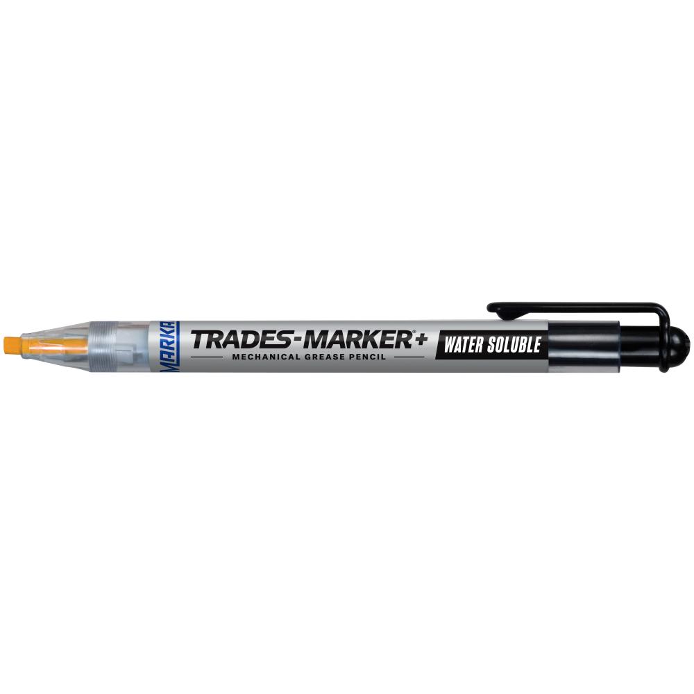 Trades-Marker®+ Water Soluble Mechanical Grease Pencil, Yellow