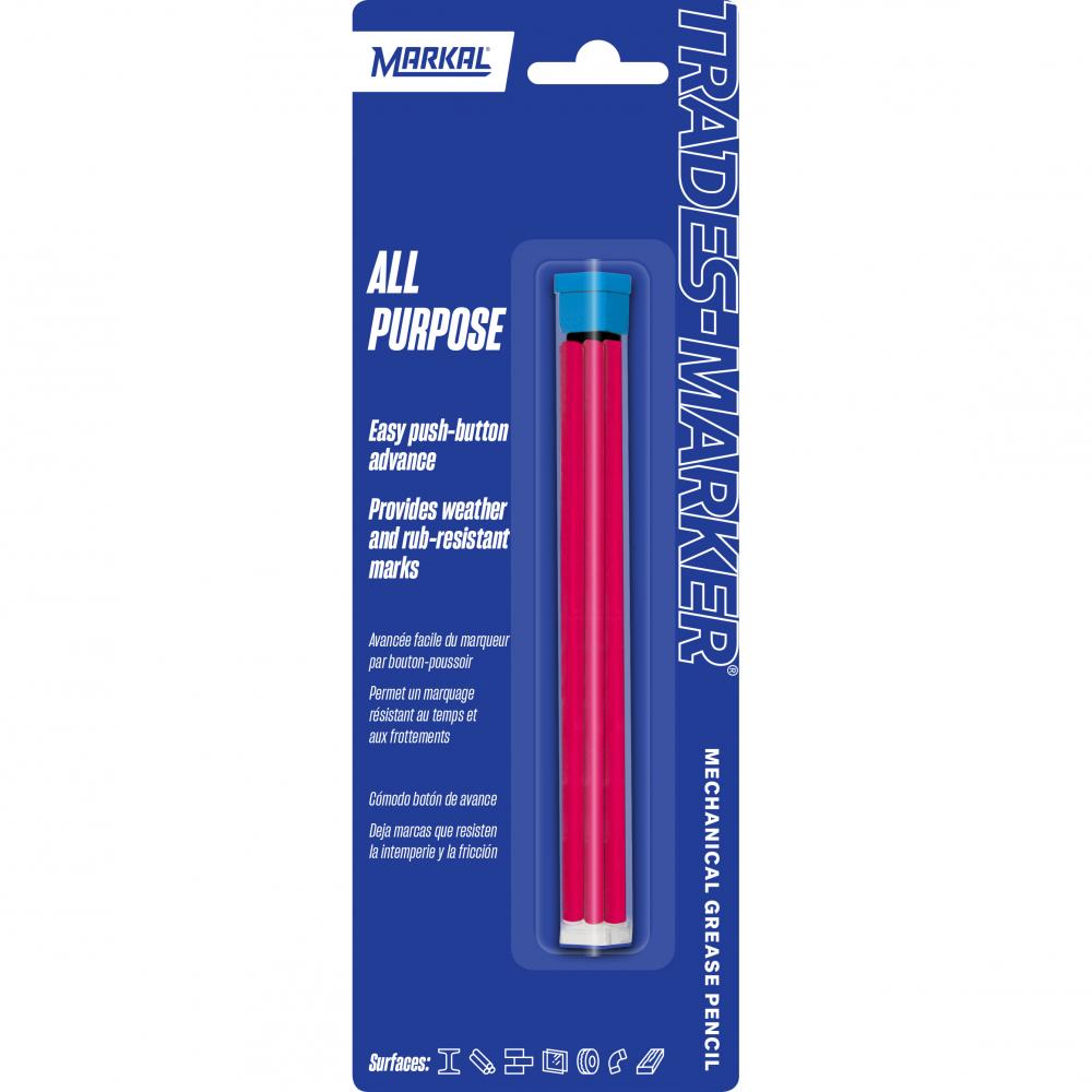 Trades-Marker® All Purpose Refills - Carded, Red