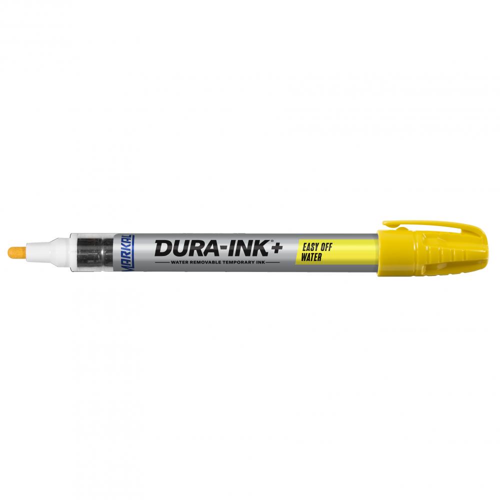 DURA-INK®+ Easy Off Water Removable Ink Marker, Yellow