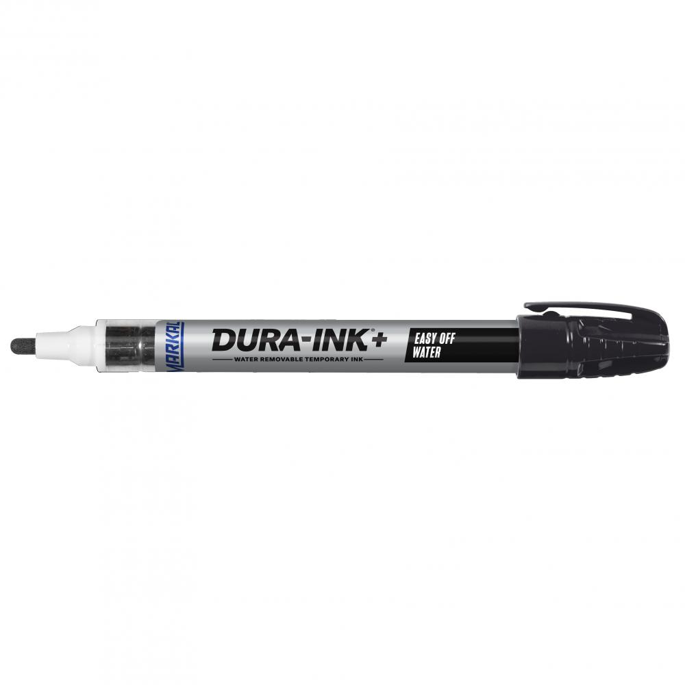 DURA-INK®+ Easy Off Water Removable Ink Marker, Black