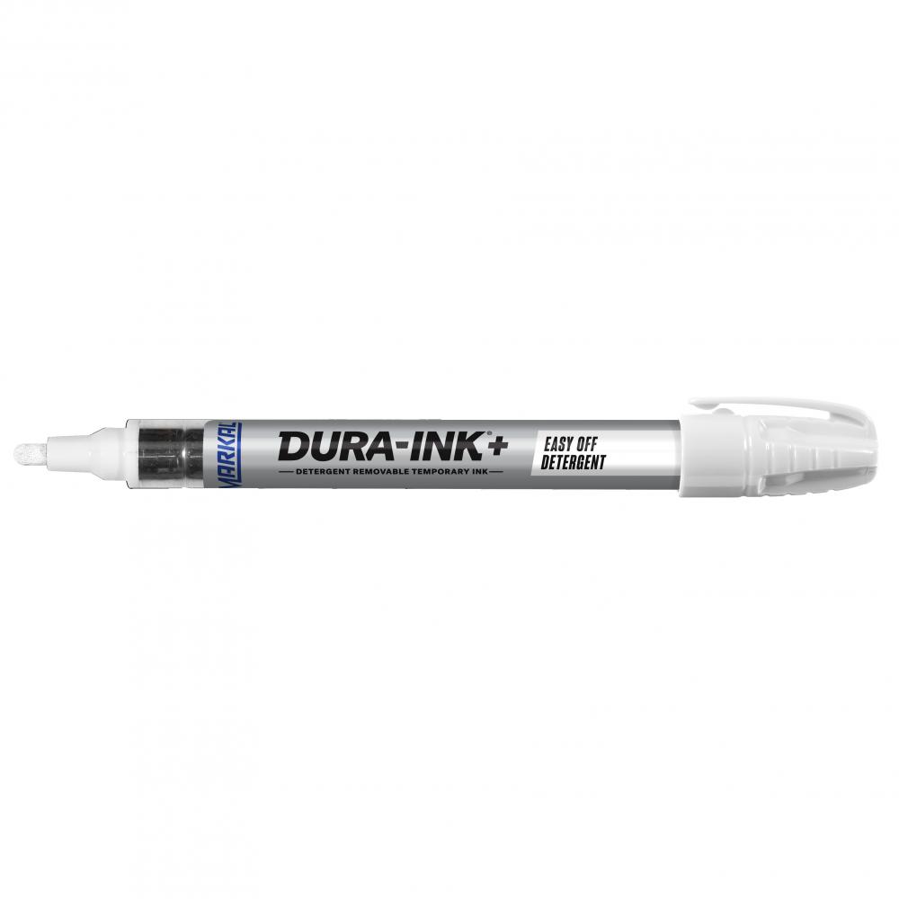 DURA-INK®+ Easy Off Detergent Removable Ink Marker, White