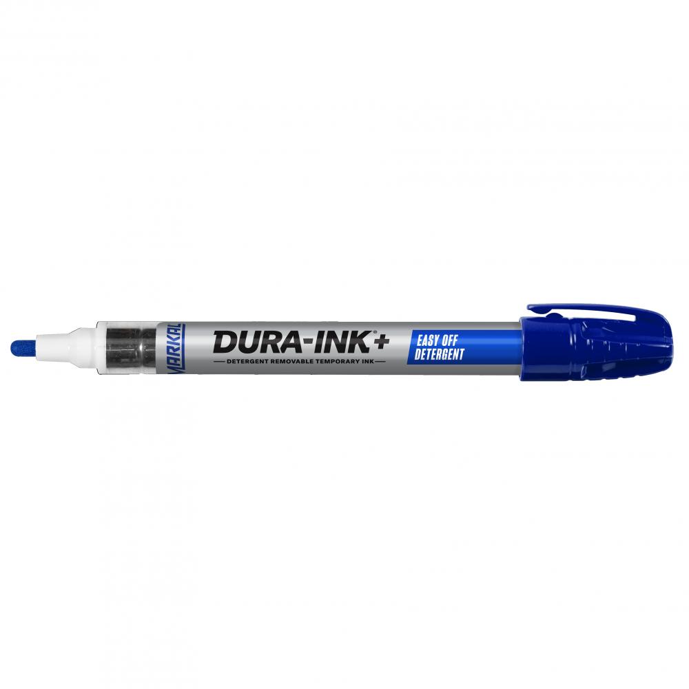 DURA-INK®+ Easy Off Detergent Removable Ink Marker, Blue