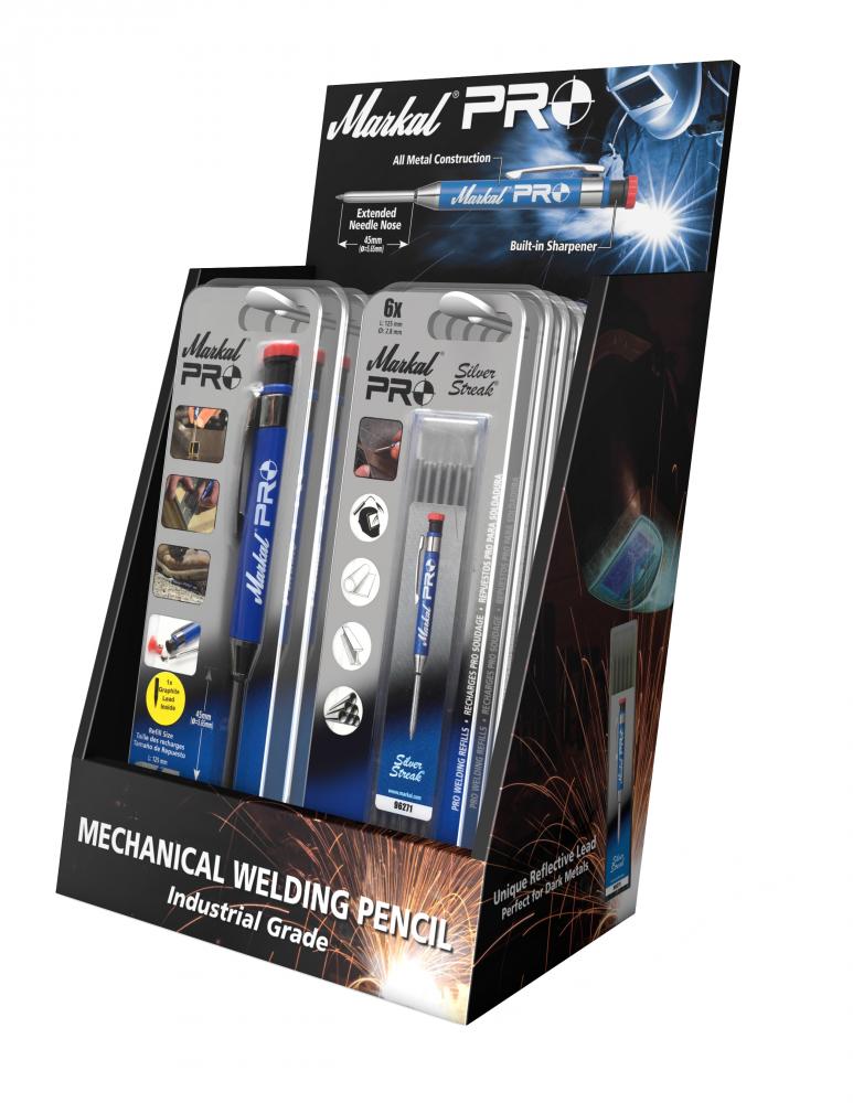 Markal Pro Display - Welding - Holder & Silver Streak Refills