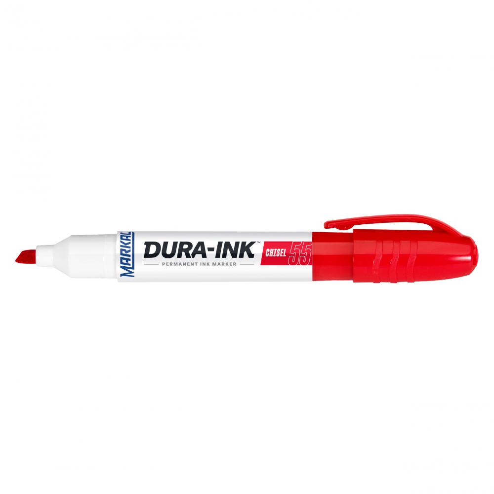 DURA-INK® Chisel Permanent Ink Marker, Red