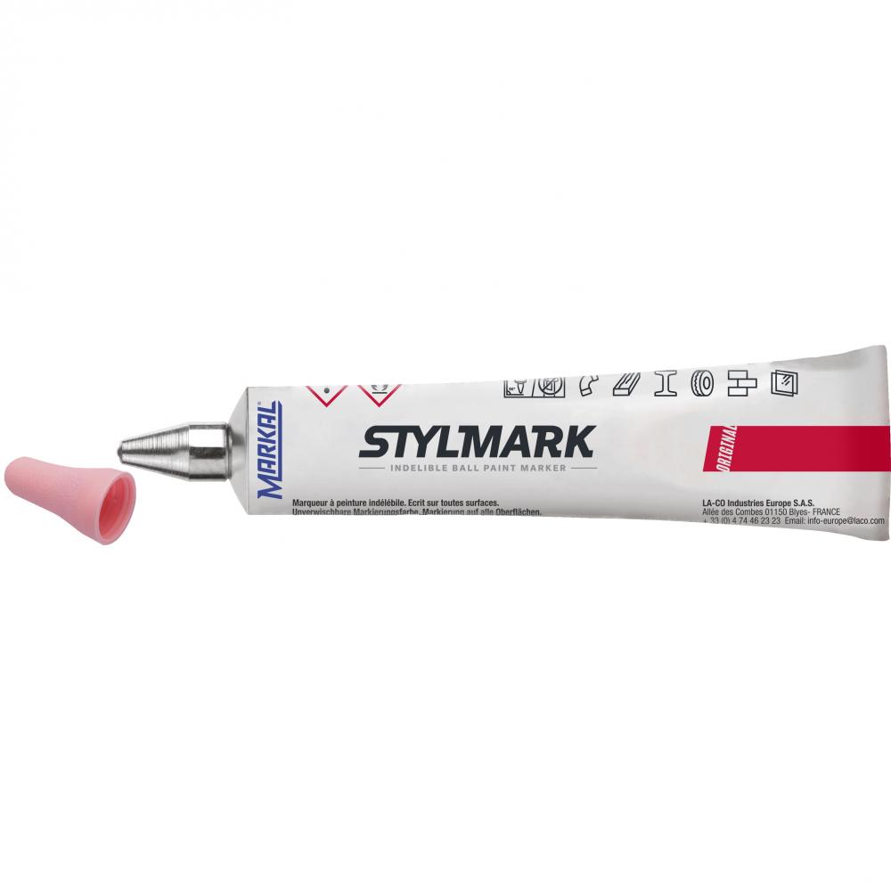 STYLMARK PAINT MARKER PINK 6MM 3/16&#34;