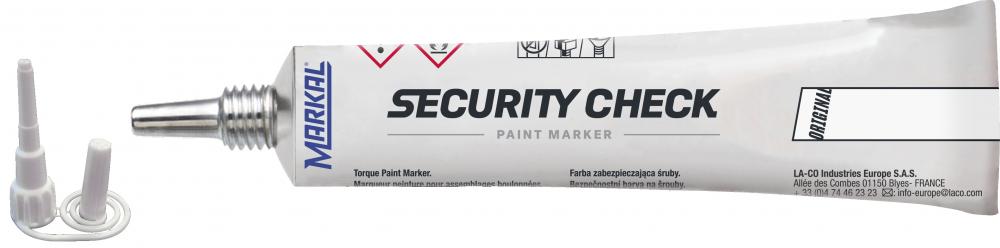 Security Check Paint Marker, White
