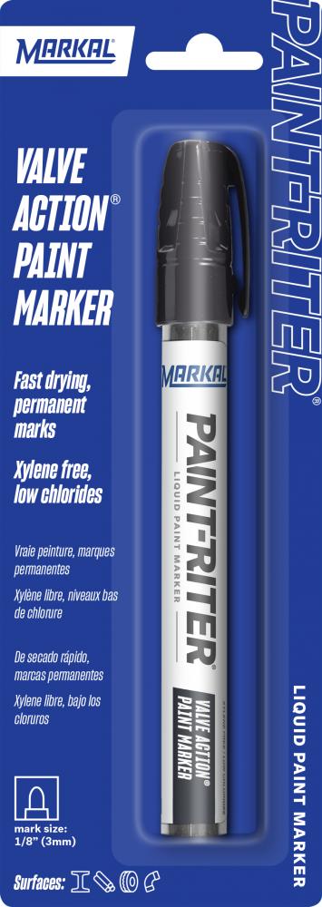 Paint-Riter® Valve Action Liquid Paint Marker - Carded, Black