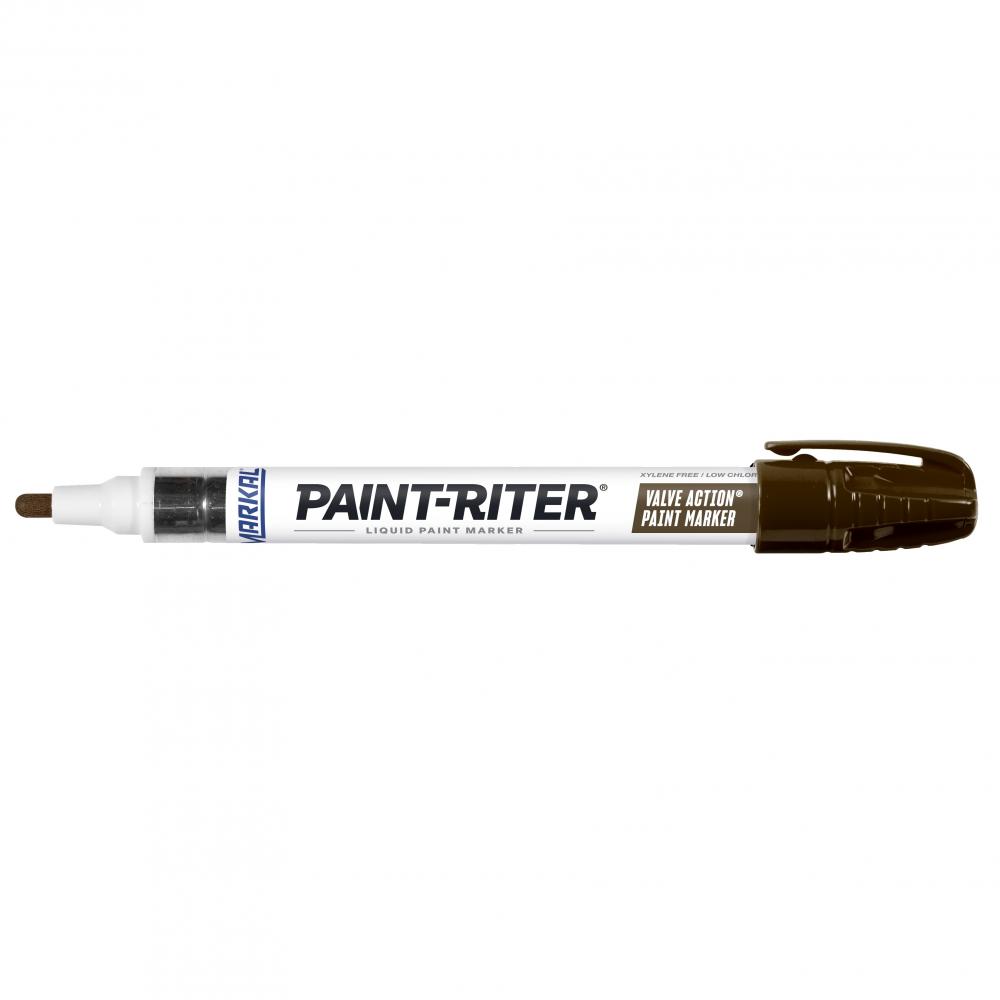 Paint-Riter® Valve Action® Liquid Paint Marker, Brown