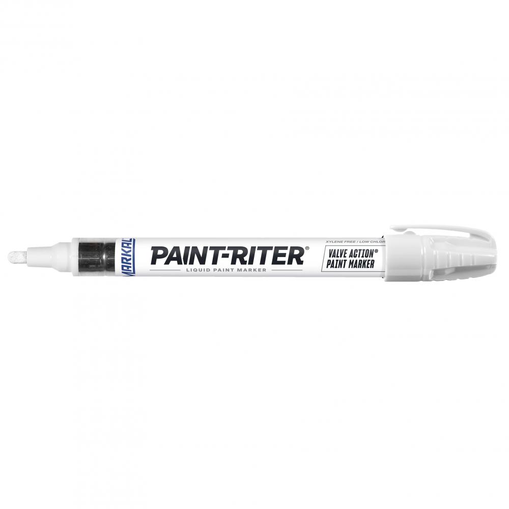 Paint-Riter® Valve Action® Liquid Paint Marker, White