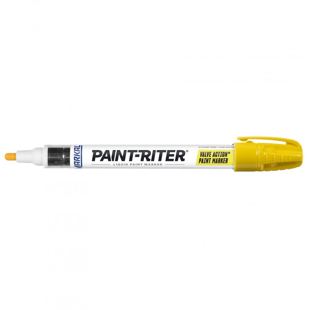 Paint-Riter® Valve Action® Liquid Paint Marker, Yellow