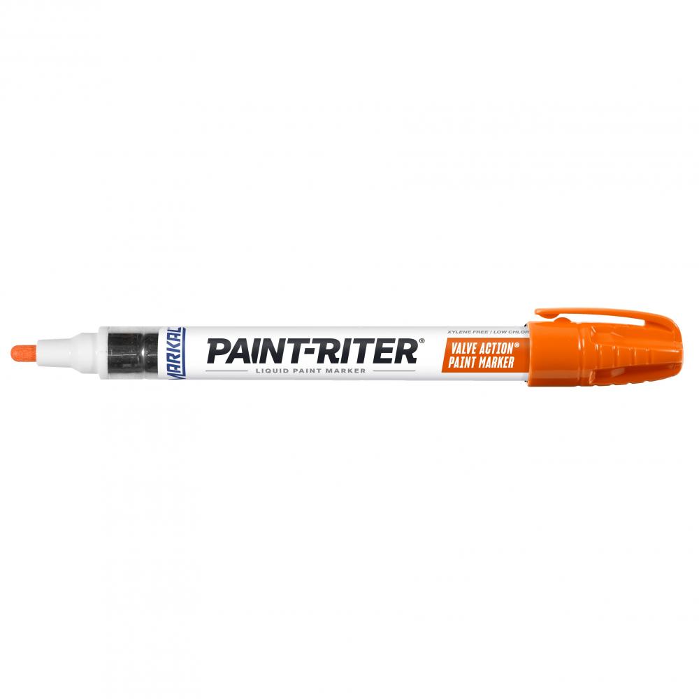 Paint-Riter® Valve Action® Liquid Paint Marker, Orange
