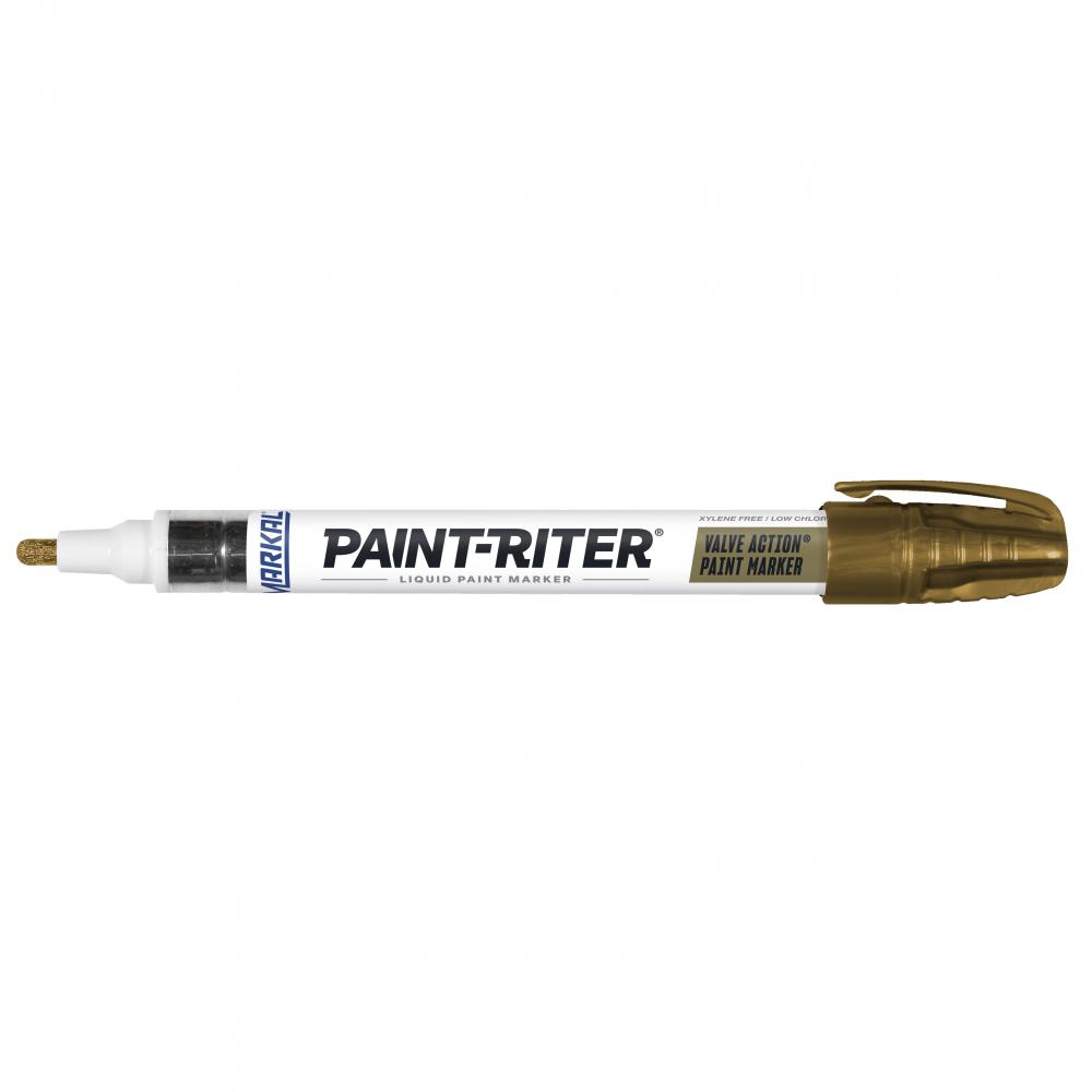Paint-Riter® Valve Action® Liquid Paint Marker, Gold
