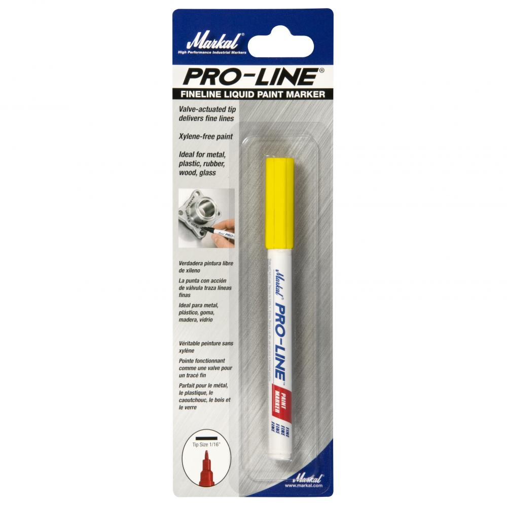Pro-Line® Paint Markers - Carded, Yellow
