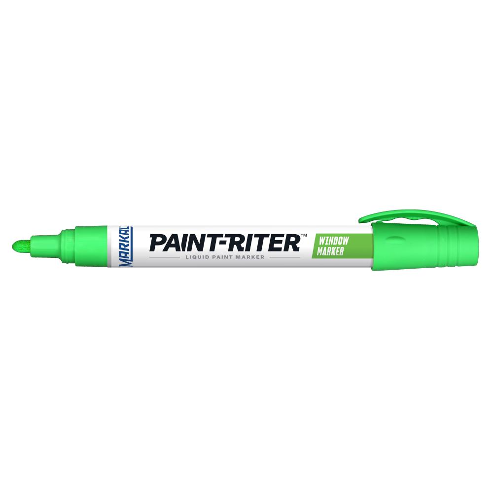 Paint-Riter® Window Marker Removable Paint Marker, Fluorescent Green