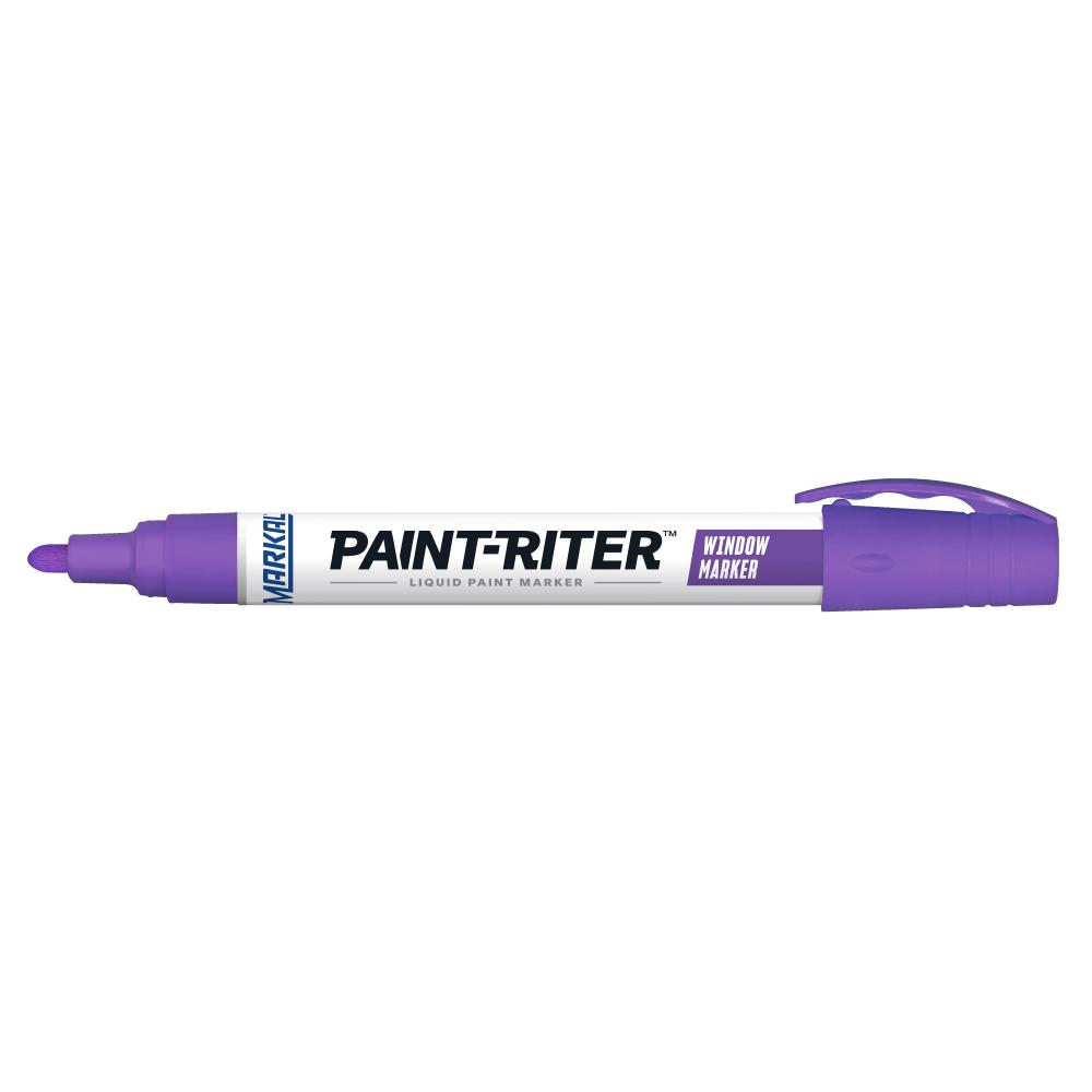 Paint-Riter® Window Marker Removable Paint Marker, Fluorescent Purple