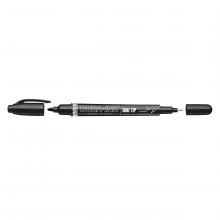 LA-CO 096283 - DURA-INK® Dual Tip Permanent Ink Marker, Black