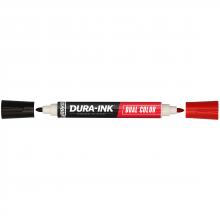 LA-CO 096330 - DURA-INK® Dual Color Permanent Ink Marker, Black & Red