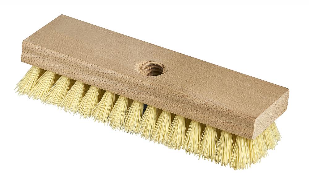 Carpet Brush Wood Block Poly Stiff Bristle 8&#34;