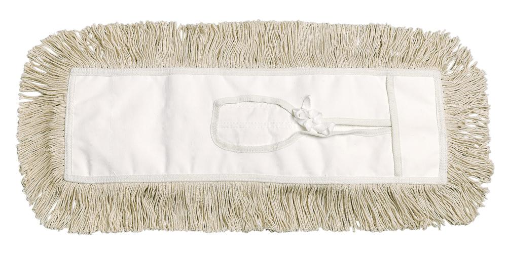 Cotton dust mops – tie-on-5x18&#34;/45cm x 13cm