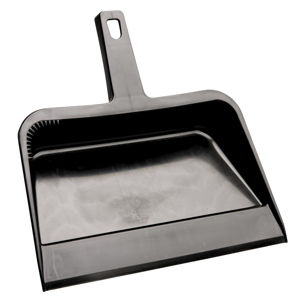 Plastic Dust Pan-Black 12&#34;