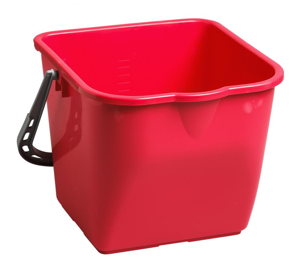 15 L Heavy Duty Pail Red