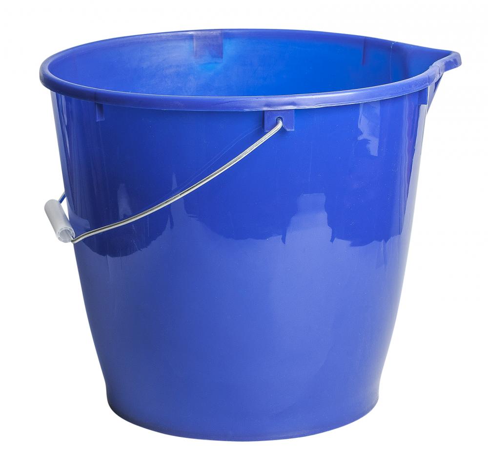 Pail Only Blue with handle 12L