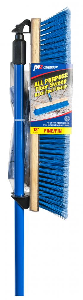 SideClipped Blue flagged tip fiber –Soft w/48&#34; HD Blue Hndle w/Brace–14&#34;