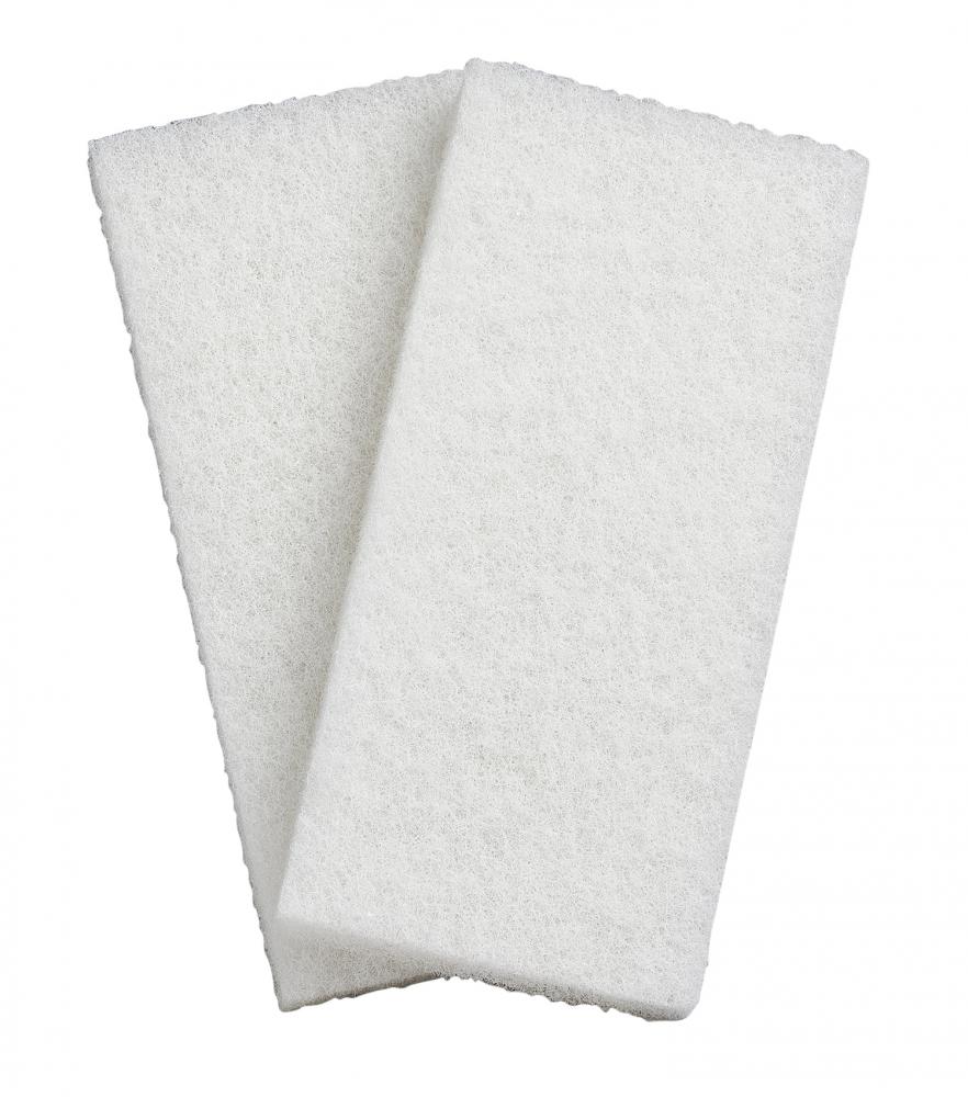 White utility pads – light -9.875&#34;x4.625&#34;x0.9&#34;-Case Pk/1x48