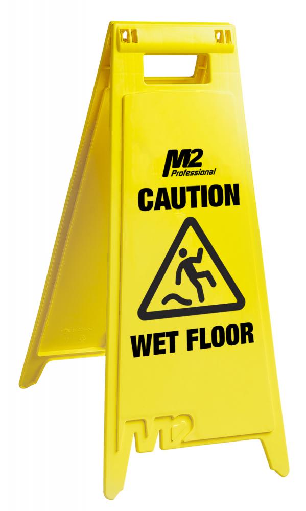 Floor Sign “Caution Wet Floor” – English