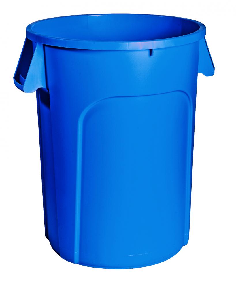 32 Gallon Garbage Container-Blue no logo(121L)