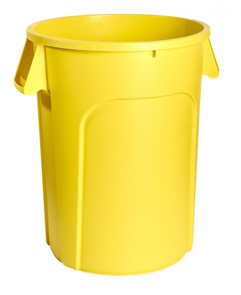 32 Gallon Garbage Container-Yellow(121L)