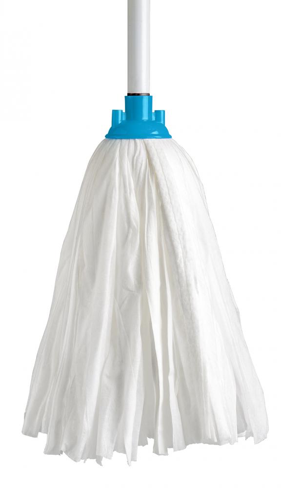 Detachable Eco Strip Mop w/48&#34; metal Handle Lint Free 140g