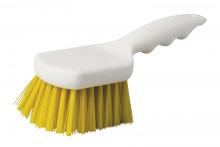 M2 BRP-210WS-YE - Short Handle Pot Brush - Yellow Fibre