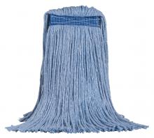 M2 MW-VEC16B-BL-CA - Value Economy Cut-End mop 16oz/450g–NB BLUE Bagged