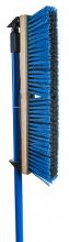 M2 PB-630-BB14 - SideClipped PET fiber Blue Black–Medium Stiff w/48" HD Metal handle w/Brace 14"