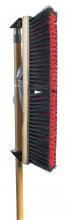 M2 PB-641-RB14 - SideClipped Medium Black/Red w/FlexBrace & 48" Wood Metal Tip/ Hndle–14"