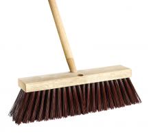 M2 PB-ST14-54T - Poly-pro – wood Stable/Street Broom-14' with 54" tapered handle