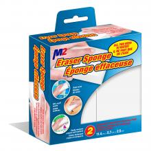 M2 SP-ER902 - Eraser Sponges–4.5”x 2.25”x 1”- Retail pack 2ea/master case 60x2=120