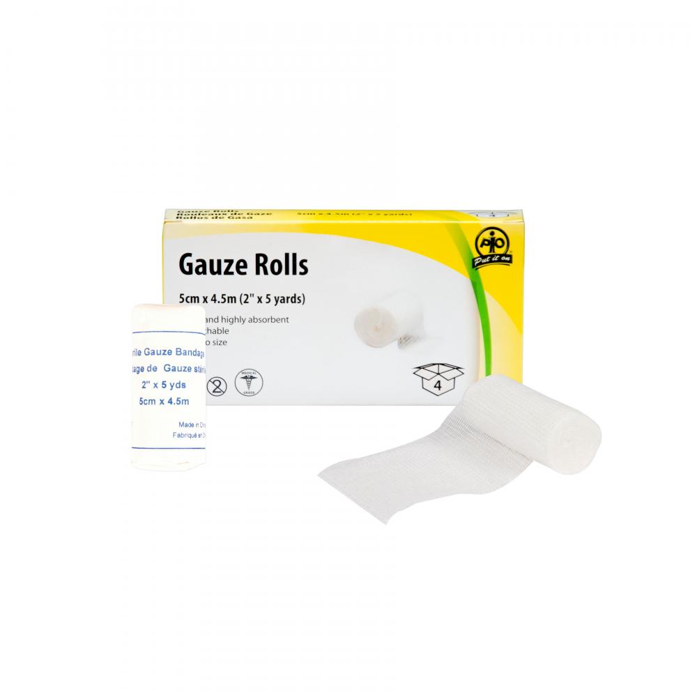 Gauze Roll, 5cm x 4.5m, 4/Box
