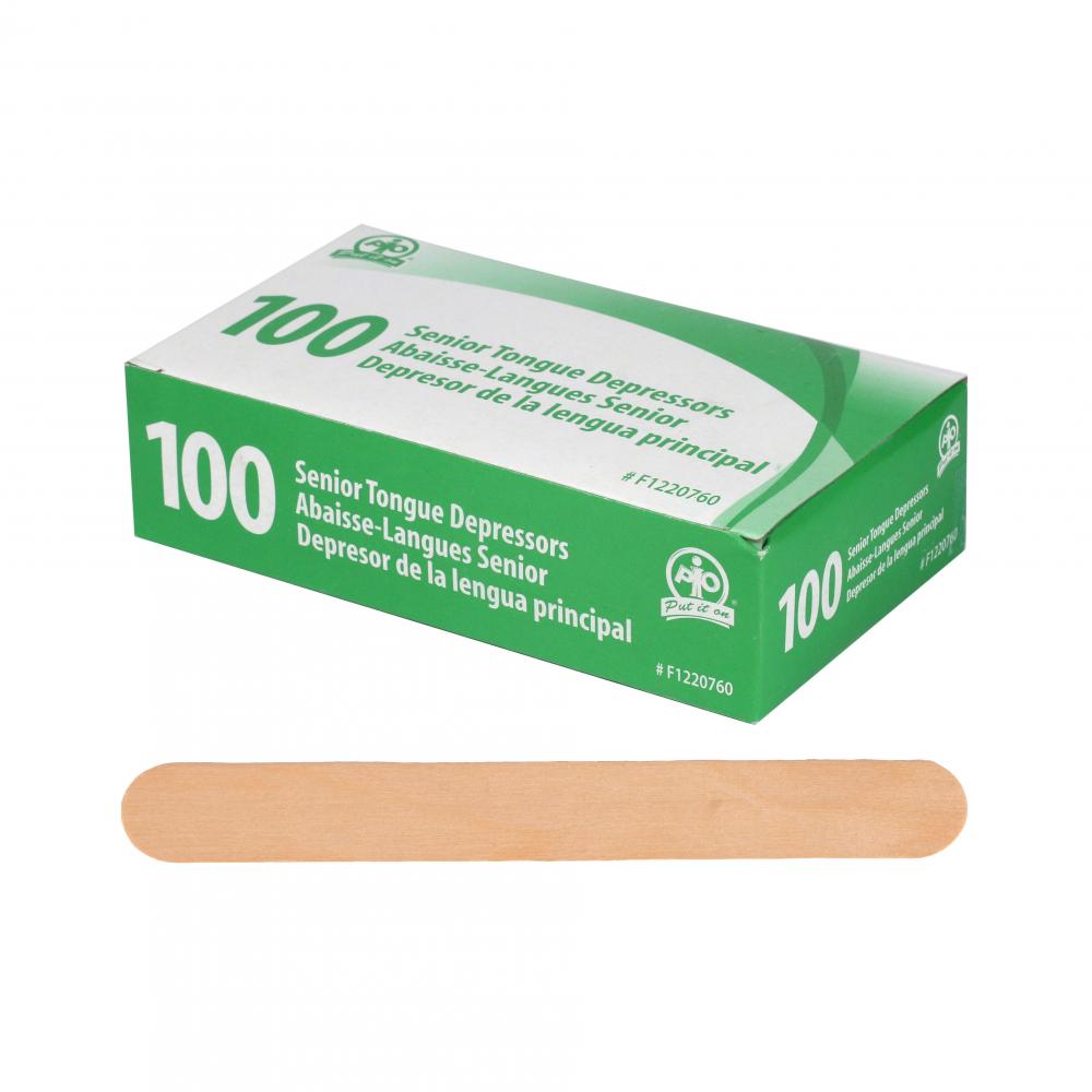 Tongue Depressors, Senior, 100/Box