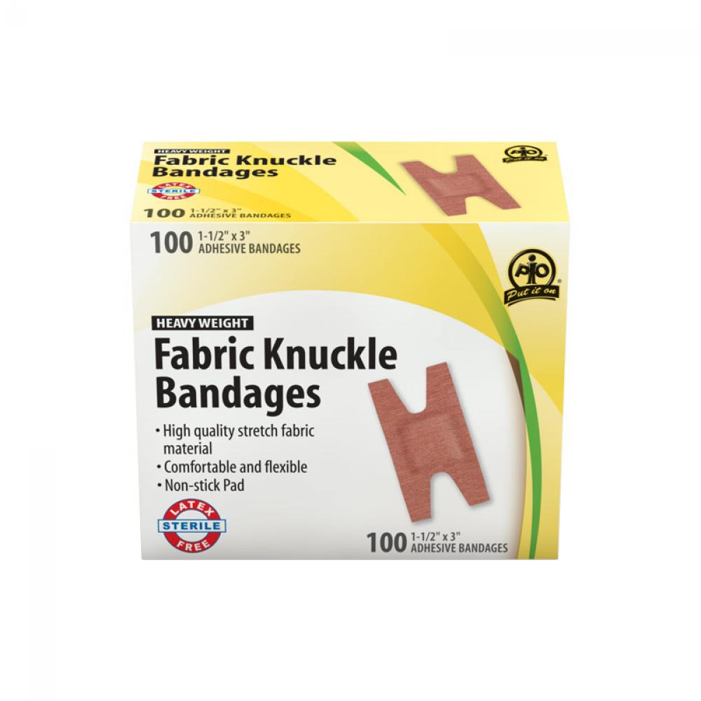 Fabric Knuckle Bandage, 7.5 x 3.75cm, 100/Box