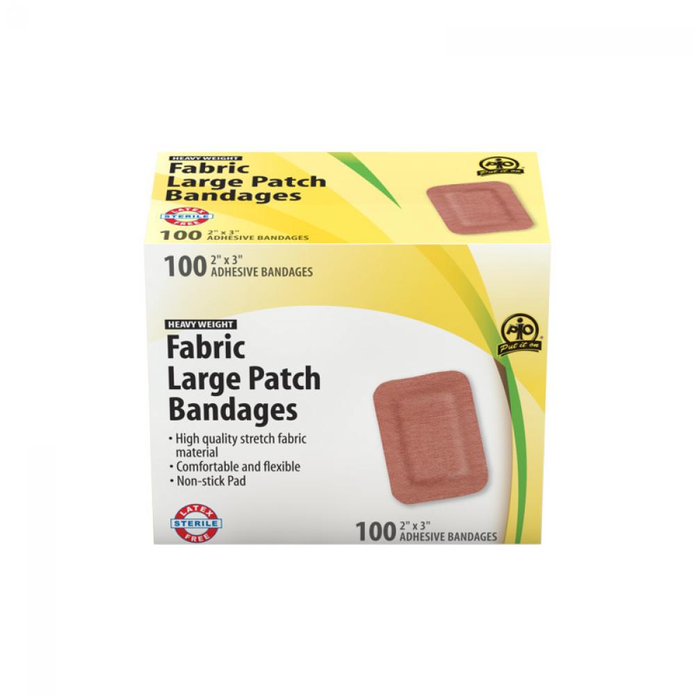 Fabric Patch Bandage, Large, 5 x 7.5cm, 100/Box