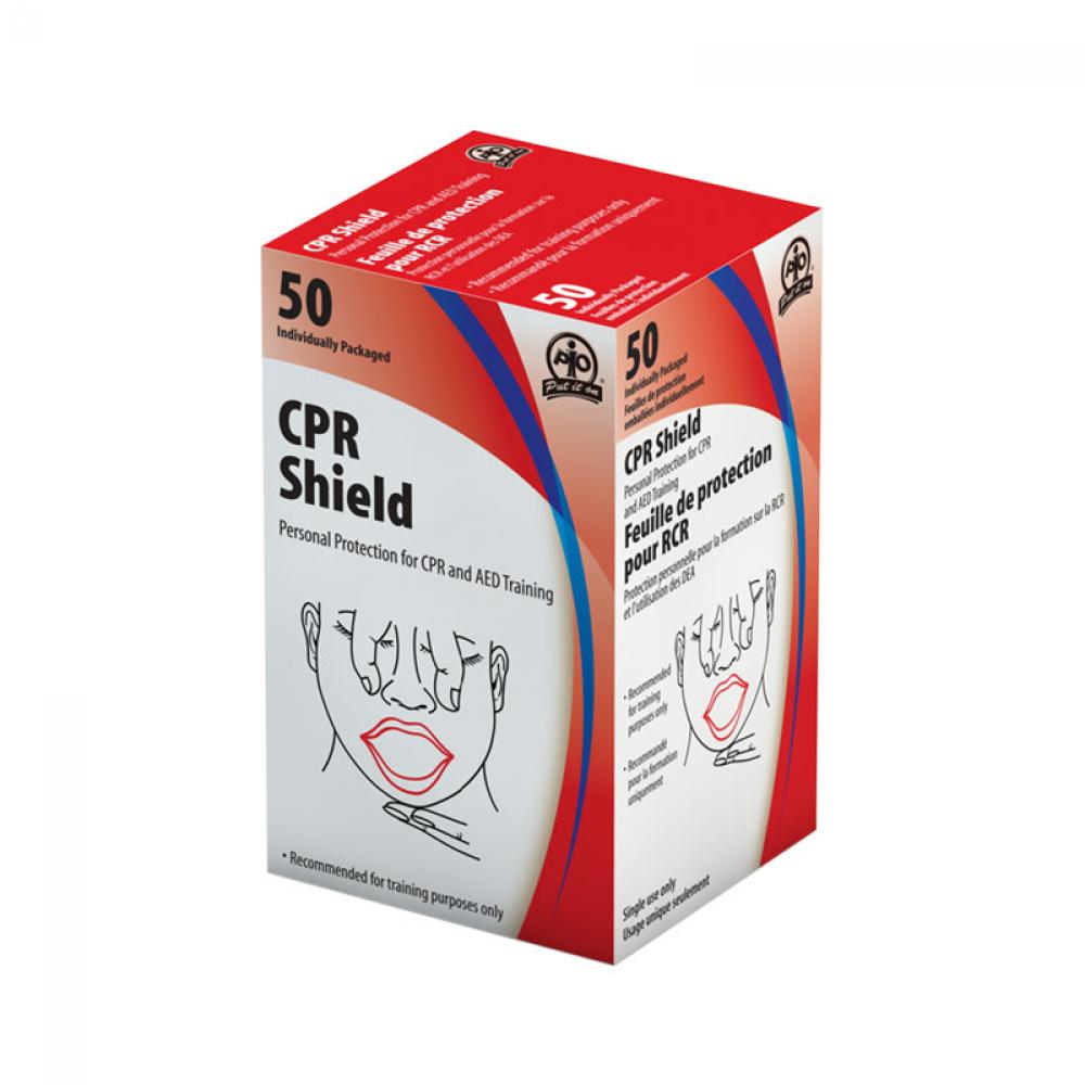 CPR-Aid Disposable Shield, 50/Box